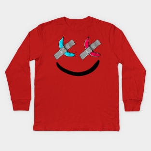 Banana Duct tape on the shirt Kids Long Sleeve T-Shirt